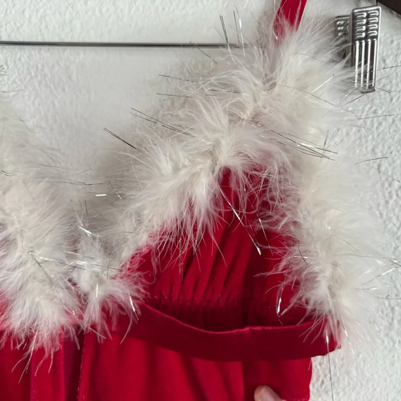 Boudoir Velvet Santa Teddy Bodysuit Christmas Intimate Lengerie Festive Small - Picture 7 of 13